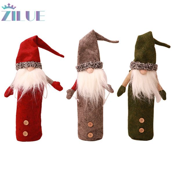 zilue 1pcs/lot christmas decorations champagne embroidery wine bottle set with hands no face doll restaurant holiday supplies
zilue 1pcs/lot christmas decorations champagne embroidery wine bottle set with hands no face doll restaurant holiday supplies