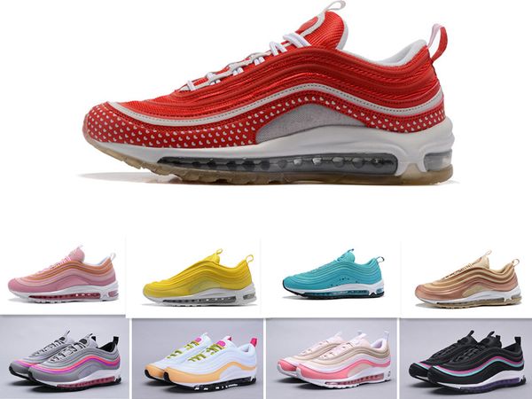 2019 designer air 97 women running shoes mustard yellow south beach gold silver bullet triple white black trainer sport sneaker size 36-40
2019 designer air 97 women running shoes mustard yellow south beach gold silver bullet triple white black trainer sport sneaker size 36-40