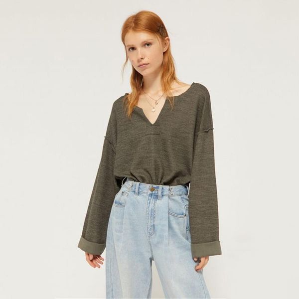 women's sweaters loose casual women sweater v neck patchwork autumn winter clothing 2021 thin female knitted pullovers army green white, White;black
women's sweaters loose casual women sweater v neck patchwork autumn winter clothing 2021 thin female knitted pullovers army green white, White;black