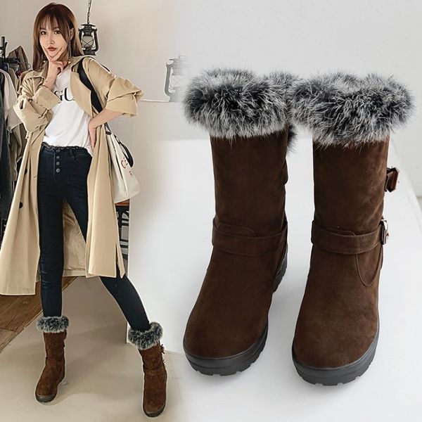 big size 42 to 46 47 48 49 50 med heel plush fur boots winter woman ankle booties designer luxury designer women boots, Black
big size 42 to 46 47 48 49 50 med heel plush fur boots winter woman ankle booties designer luxury designer women boots, Black