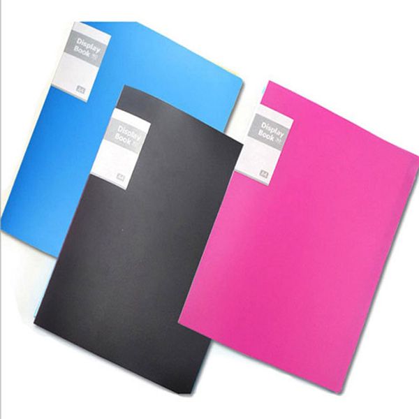 30 Pages File Book Plastic Insert Folders Examination Paper Folder A4 Loose-leaf Folder Office Student Information Folder