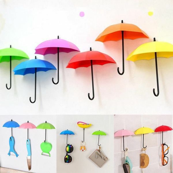 новой мода 3шт cute umbrella крючки ключевой вешалка sundries хранение стена дом декор двери
новой мода 3шт cute umbrella крючки ключевой вешалка sundries хранение стена дом декор двери
