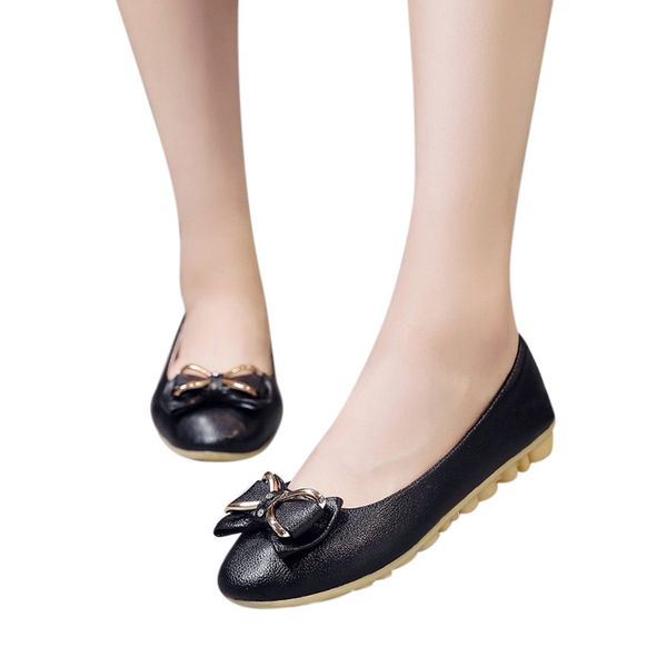 women flat shoes bow knot design fashion casual round toe butterfly-knot shallow slip on flat work shoes for women girls, Black
women flat shoes bow knot design fashion casual round toe butterfly-knot shallow slip on flat work shoes for women girls, Black