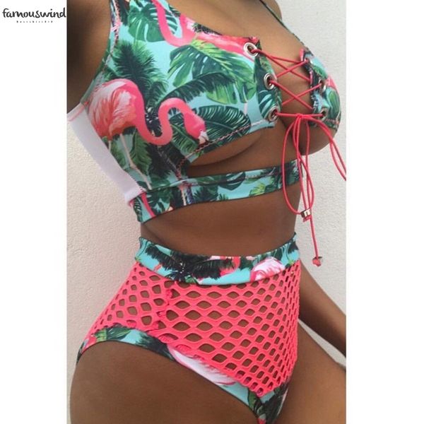 women bikini padded high waist set bathing print lace up bandage padded swimsuit swimwear hollow out sell biquini, White;black
women bikini padded high waist set bathing print lace up bandage padded swimsuit swimwear hollow out sell biquini, White;black