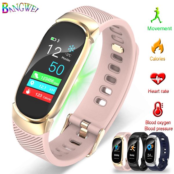 bangwei 2019 new sport smart watch women ip67 waterproof watch heart rate monitor information call reminder smart fitness, Slivery;brown
bangwei 2019 new sport smart watch women ip67 waterproof watch heart rate monitor information call reminder smart fitness, Slivery;brown