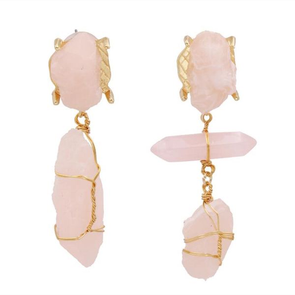 romantic pink irregularl natural stone dangle earrings 2020 elegant lady long ear jewelry for women girls party brincos, Silver
romantic pink irregularl natural stone dangle earrings 2020 elegant lady long ear jewelry for women girls party brincos, Silver