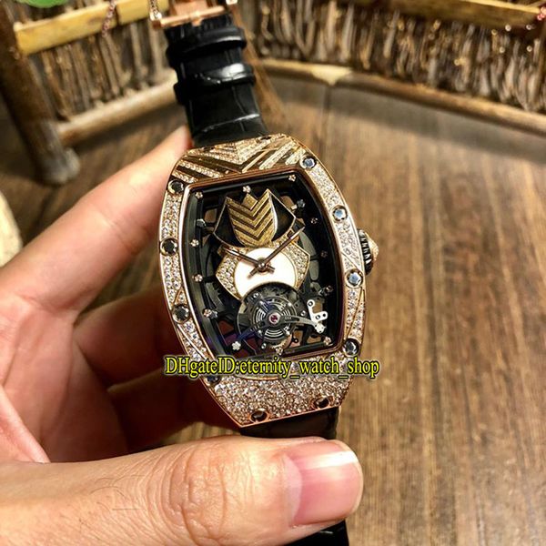 version lady watches 71-01 rose gold diamond case diamonds dial japan miyota automatic rm 71-01 talisman iced out womens watch leather, Slivery;brown
version lady watches 71-01 rose gold diamond case diamonds dial japan miyota automatic rm 71-01 talisman iced out womens watch leather, Slivery;brown