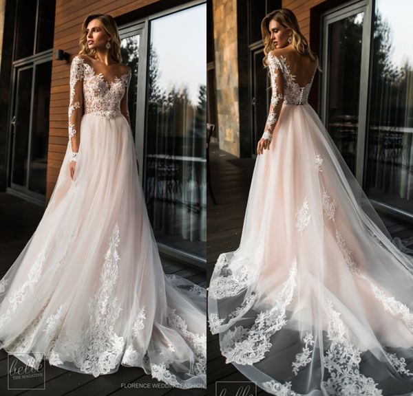 2020 blush pink boho wedding dresses v neck long sleeves beach bohemian bridal gowns sweep train vestidos de noiva, White
2020 blush pink boho wedding dresses v neck long sleeves beach bohemian bridal gowns sweep train vestidos de noiva, White