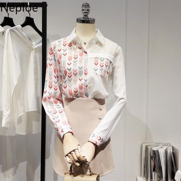 women's blouses & shirts neploe print chiffon women fashion turn down collar long sleeve blouse sffpring 2021 single breasted female 4, White
women's blouses & shirts neploe print chiffon women fashion turn down collar long sleeve blouse sffpring 2021 single breasted female 4, White