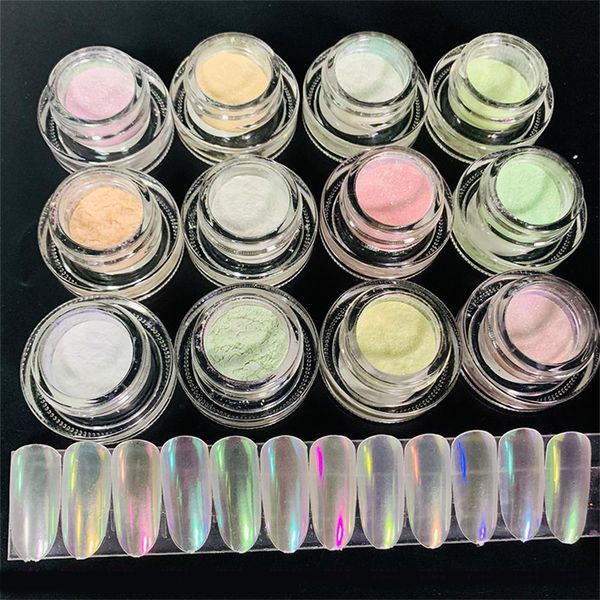 1box unicorn aurora nail glitter powder dust dazzling transparent paillette chrome flakes manicure nail art decorations 12 color, Silver;gold
1box unicorn aurora nail glitter powder dust dazzling transparent paillette chrome flakes manicure nail art decorations 12 color, Silver;gold