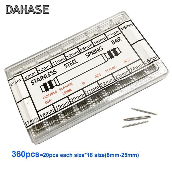 360 parts repair tool kit watch watch band pin spring bar pins for 1 8 9 10 11 12 13 14 15 16 17 18 19 20 21 22 23 24 25 mm
360 parts repair tool kit watch watch band pin spring bar pins for 1 8 9 10 11 12 13 14 15 16 17 18 19 20 21 22 23 24 25 mm