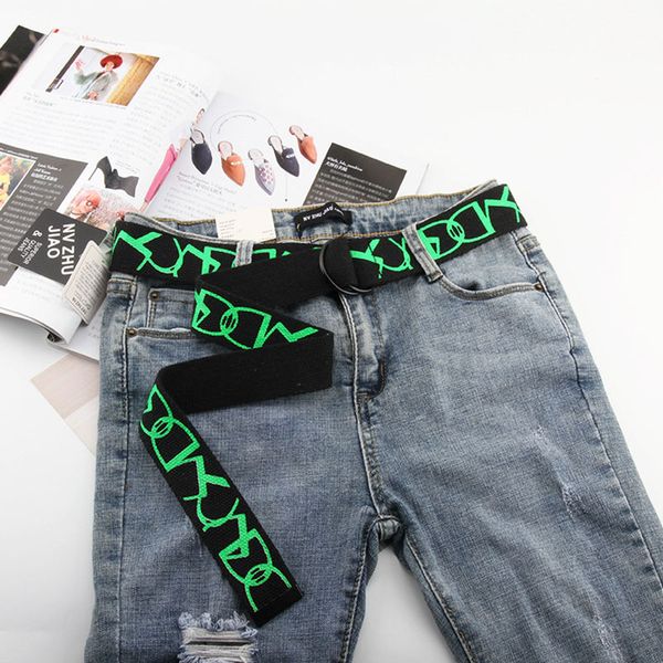 new trend women printed belt nylon canvas student belt fashion wild pants waistbelt double loop buckle dress unisex, Black;brown
new trend women printed belt nylon canvas student belt fashion wild pants waistbelt double loop buckle dress unisex, Black;brown