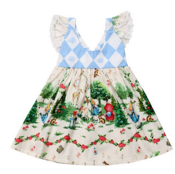 floral cartoon baby girl dress 2020 new forest print summer casual dress kid clothes 1-6years e1668, Red;yellow
floral cartoon baby girl dress 2020 new forest print summer casual dress kid clothes 1-6years e1668, Red;yellow