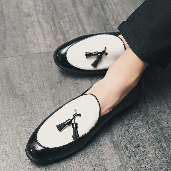 tassel mens loafers casual pu leather shoes men dress shoes slip on driving flats breathable wedding moccasins big size 48, Black
tassel mens loafers casual pu leather shoes men dress shoes slip on driving flats breathable wedding moccasins big size 48, Black