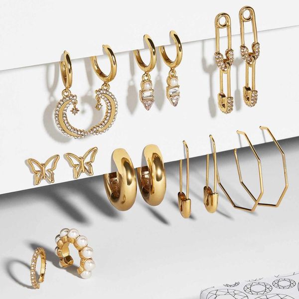lady new vintage ba drop earrings women moon star butterfly glass simulated pearl wedding party earring statement jewelry, Silver
lady new vintage ba drop earrings women moon star butterfly glass simulated pearl wedding party earring statement jewelry, Silver