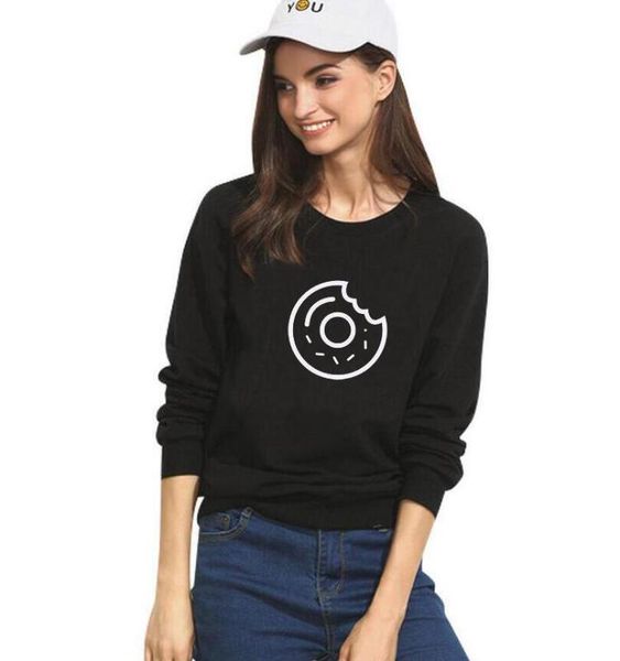 o-neck fashion female tracksuit round neck hoodies cute donut printing harajuku sweatshirt, Black
o-neck fashion female tracksuit round neck hoodies cute donut printing harajuku sweatshirt, Black