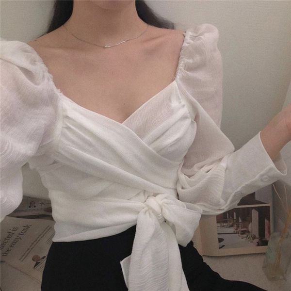 date night little puff sleeve white blouse petite wrap belt tie shirt women cropped chemise femme chemisier blusa muje
date night little puff sleeve white blouse petite wrap belt tie shirt women cropped chemise femme chemisier blusa muje