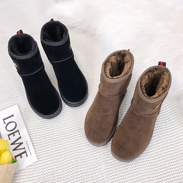 australia boots women classic snow boots ankle short bow luxury fur booties for winter black chestnut fashion woman boots shoes size 35-40
australia boots women classic snow boots ankle short bow luxury fur booties for winter black chestnut fashion woman boots shoes size 35-40