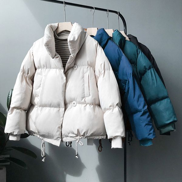 women's down & parkas winter thicken warm parka jacket korean style stand collar cotton padded women coat 2021 blown jackets female, Black
women's down & parkas winter thicken warm parka jacket korean style stand collar cotton padded women coat 2021 blown jackets female, Black