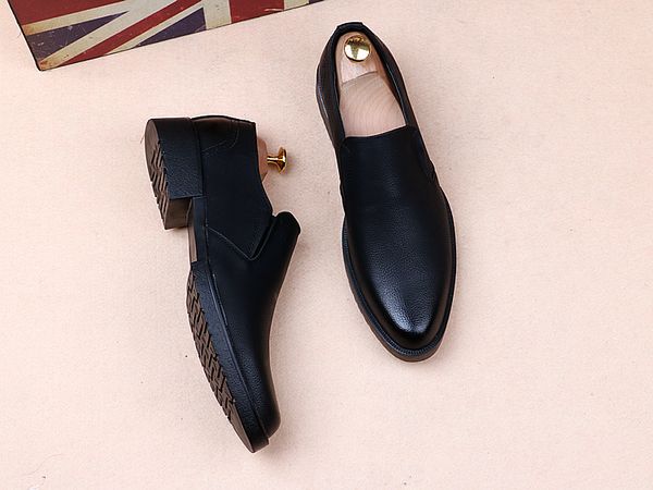 men's deodorant pointed head breathable shoes fashion business men casual shoes leather soft men's british style, Black
men's deodorant pointed head breathable shoes fashion business men casual shoes leather soft men's british style, Black