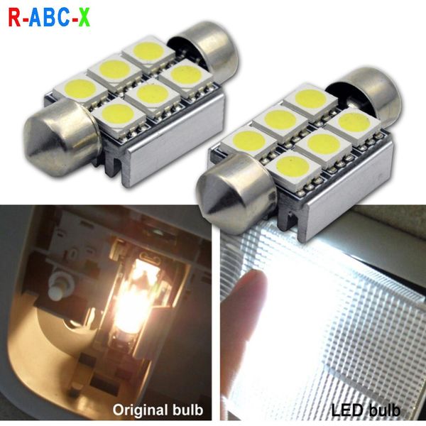 2x car festoon c5w 6 led chip bulb 12v canbus error map lamp interior dome reading lights super white 36mm 120lm
2x car festoon c5w 6 led chip bulb 12v canbus error map lamp interior dome reading lights super white 36mm 120lm