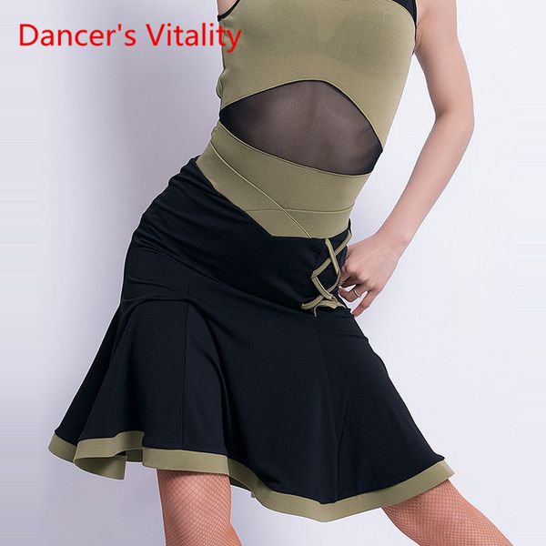 latin dance new female skirt latin profession training clothes woman competition performance clothes, Black;red
latin dance new female skirt latin profession training clothes woman competition performance clothes, Black;red