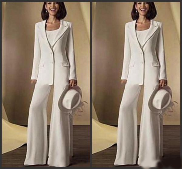 new satin long sleeves mother of the bride pant suits with jacket mother dresses custom made white formal outfits, Black;red
new satin long sleeves mother of the bride pant suits with jacket mother dresses custom made white formal outfits, Black;red