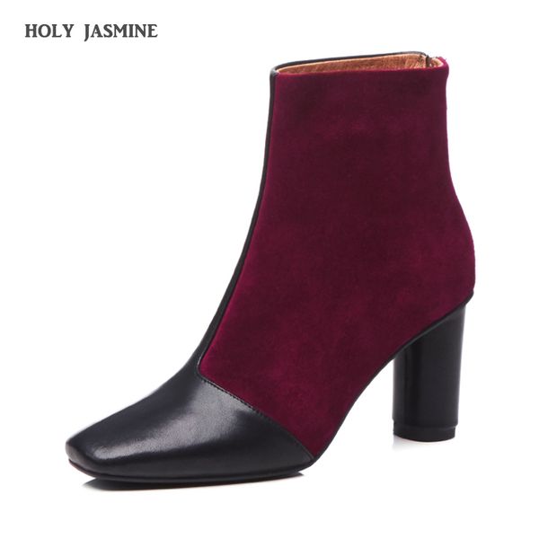 fashion shoes 2019 new spring/autumn women shoes thigh high boots ankle boots genuine leather square toe botas mujer invierno, Black
fashion shoes 2019 new spring/autumn women shoes thigh high boots ankle boots genuine leather square toe botas mujer invierno, Black