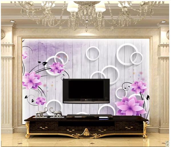 3d p wallpaper high-end custom mural silk wall sticker 3d solid circle purple flower wood board shading tv background wall painting
3d p wallpaper high-end custom mural silk wall sticker 3d solid circle purple flower wood board shading tv background wall painting