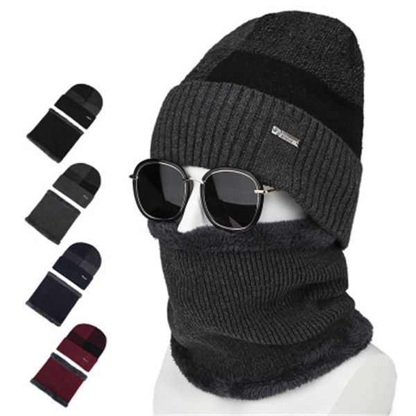 2019 men plush winter skullies beanies rings sets ventilate elastic plaid thick neck ear warm soft hat scarf accessories-cgc-w7, Blue;gray
2019 men plush winter skullies beanies rings sets ventilate elastic plaid thick neck ear warm soft hat scarf accessories-cgc-w7, Blue;gray