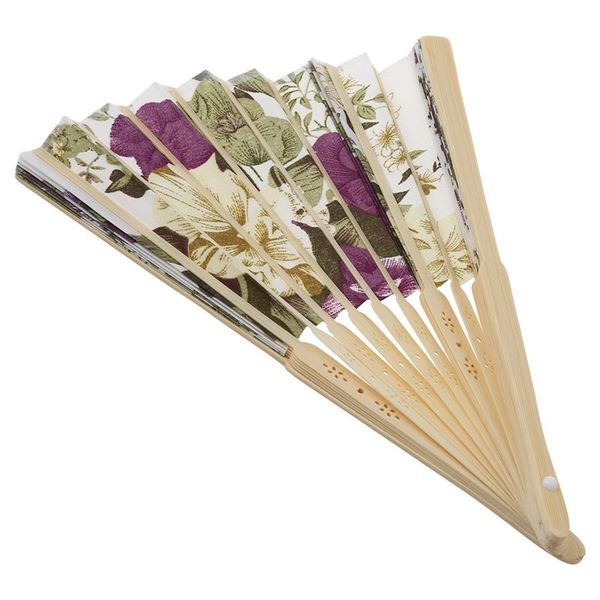 women's summer wedding floral pattern fabric folding hand fan white purple other home decor
women's summer wedding floral pattern fabric folding hand fan white purple other home decor