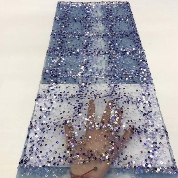 sky blue sequin lace fabric gold wire material african french net lace tulle fabric 2020 evening dress 5yards/lot, Pink;blue
sky blue sequin lace fabric gold wire material african french net lace tulle fabric 2020 evening dress 5yards/lot, Pink;blue