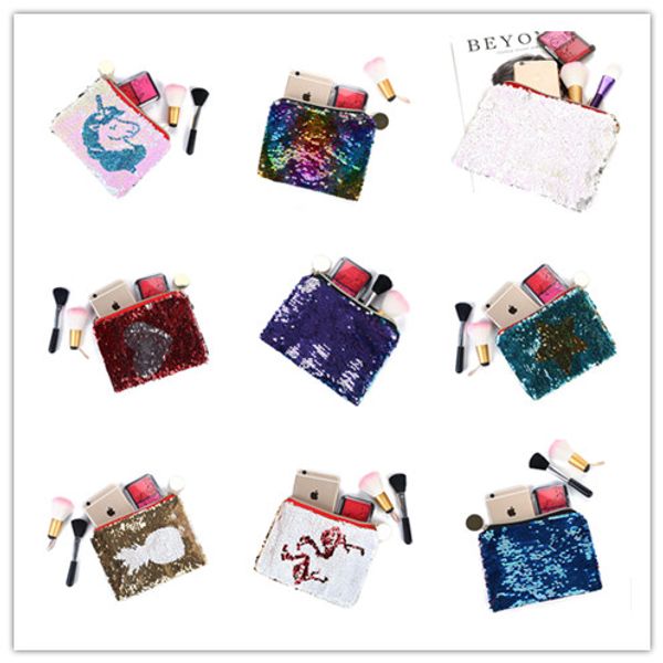 new arrival fashion bags women mermaid makeup bag glitter reversible design magic sequin cosmetic bags lady handbag girls pencil bag, White
new arrival fashion bags women mermaid makeup bag glitter reversible design magic sequin cosmetic bags lady handbag girls pencil bag, White