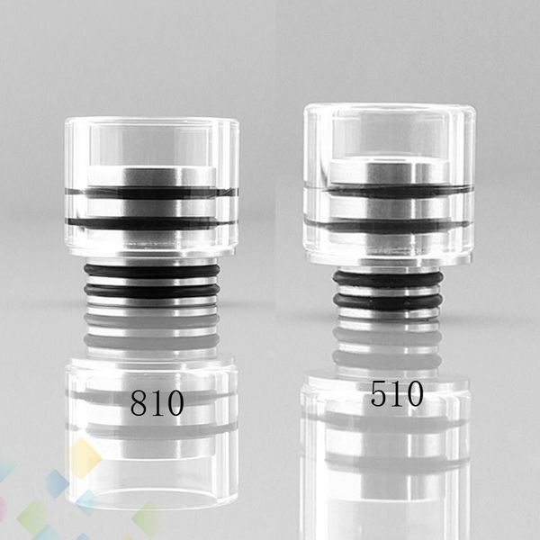 SS Glass Drip Tip Wide Bore Mouthpiece Vape 810 510 Thread Stainless Steel Drip Tips for TFV12 Prince TFV8 Big Baby DHL Free
SS Glass Drip Tip Wide Bore Mouthpiece Vape 810 510 Thread Stainless Steel Drip Tips for TFV12 Prince TFV8 Big Baby DHL Free