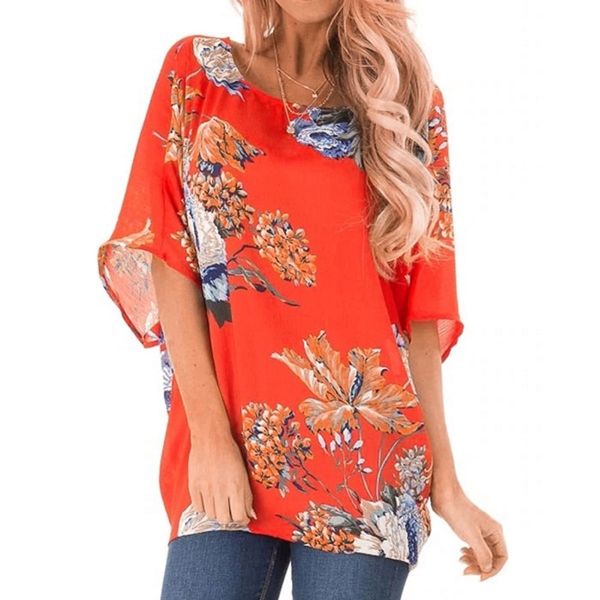 women casual short sleeve chiffon shirt twist floral print loose crop tee blouse t shirts women 2019 summer, White
women casual short sleeve chiffon shirt twist floral print loose crop tee blouse t shirts women 2019 summer, White