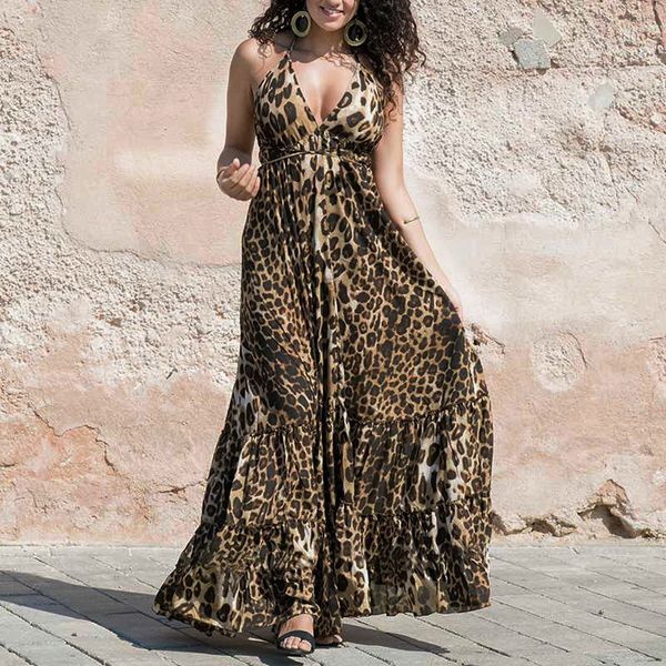 summer women leopard print summer maxi dress spaghetti strap v neck backless party long dresses dress 2019 vestidos new, Black;gray
summer women leopard print summer maxi dress spaghetti strap v neck backless party long dresses dress 2019 vestidos new, Black;gray