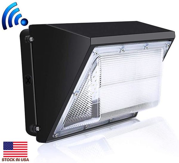 Stock In Us Outdoor Led Wall Pack Light 100w Industrial Wall Pack Fixture Light Daylights 5000k Ac90-277v Cri75 Ip65 Dlc Etl Listed