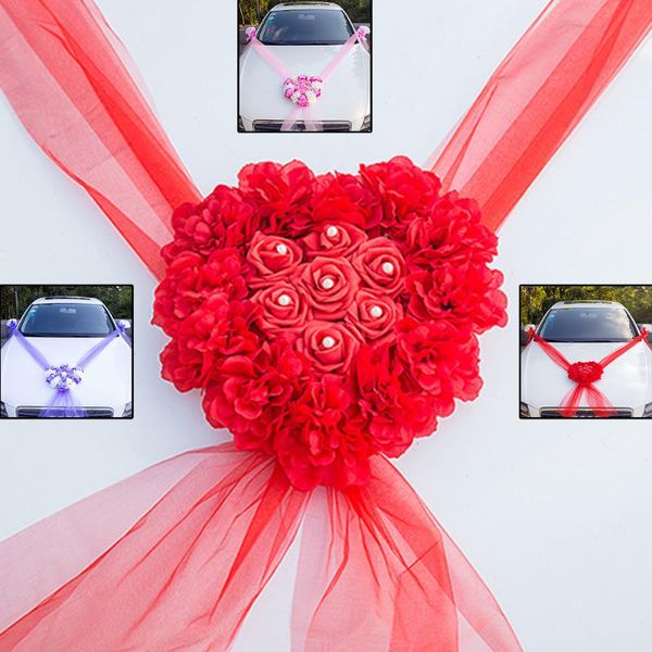 new flower heart wedding car decorations kit set artificial silk flower ribbon bows diy wedding supplies wholesale
new flower heart wedding car decorations kit set artificial silk flower ribbon bows diy wedding supplies wholesale