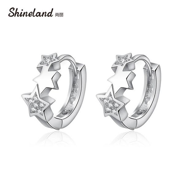 shineland classic stars silver color small simple round earring brincos charm jewelry wedding hoop earring women, Golden;silver
shineland classic stars silver color small simple round earring brincos charm jewelry wedding hoop earring women, Golden;silver