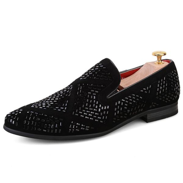 new luxury rhinestone men loafers handmade leather pointed toe wedding shoes fashion casual men's dress shoes big size 38-48, Black
new luxury rhinestone men loafers handmade leather pointed toe wedding shoes fashion casual men's dress shoes big size 38-48, Black