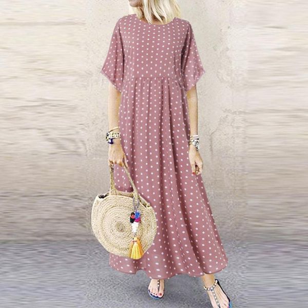 sommerkleid повседневный плюс размер платья лета женщин способа o-образным вырезом с коротким рукавом dot printed повседневные платья tallas, Black;gray
sommerkleid повседневный плюс размер платья лета женщин способа o-образным вырезом с коротким рукавом dot printed повседневные платья tallas, Black;gray