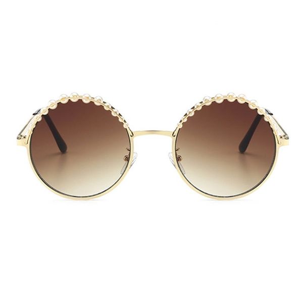 new round frame artificial pearl metal sunglasses women retro fashion sun glasses 649c, White;black
new round frame artificial pearl metal sunglasses women retro fashion sun glasses 649c, White;black