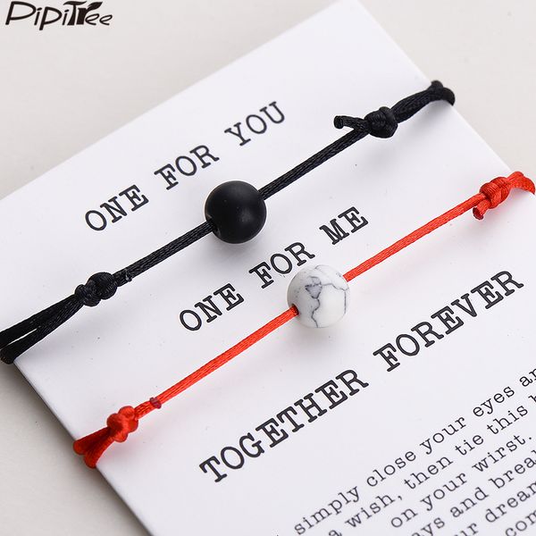 pipitree 2pcs/set matte lava stone natural stone bead bracelet red string braiding couple bracelets for men women jewelry, Golden;silver
pipitree 2pcs/set matte lava stone natural stone bead bracelet red string braiding couple bracelets for men women jewelry, Golden;silver