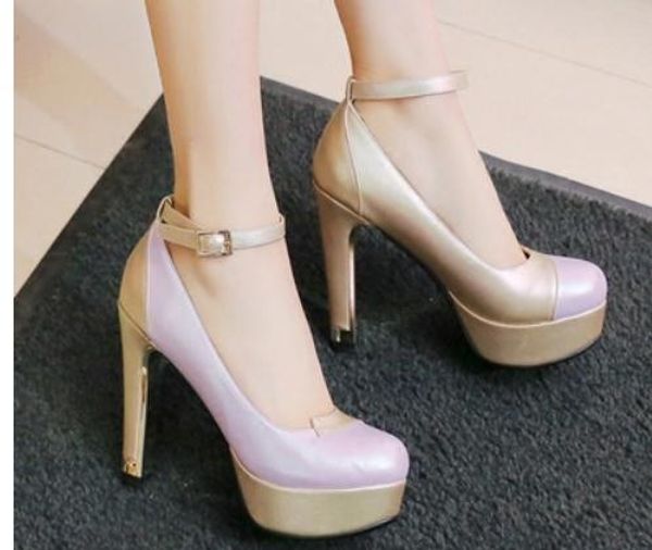 2019 women's shoes in spring and autumn with new style high heel fine heel round head @159, Black
2019 women's shoes in spring and autumn with new style high heel fine heel round head @159, Black