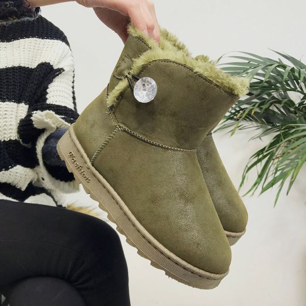 size 35-40 2019 new women comfort ankle snow boots winter elegant gem shoes woman flat heels female classics black green boot
size 35-40 2019 new women comfort ankle snow boots winter elegant gem shoes woman flat heels female classics black green boot