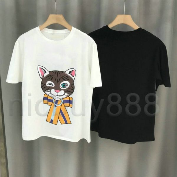 2020 fashion summer designer luxury mens clothing t-shirt cartoon cat normal letter print tshirt casual cotton tee t shirt, White;black
2020 fashion summer designer luxury mens clothing t-shirt cartoon cat normal letter print tshirt casual cotton tee t shirt, White;black