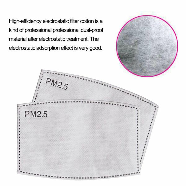 PM2.5 Filter for Mask Anti Haze Mouth Mask Replaceable Filter-slice 5 Layers Non-woven Activated Carbon Filter face Masks Gasket FedEx
PM2.5 Filter for Mask Anti Haze Mouth Mask Replaceable Filter-slice 5 Layers Non-woven Activated Carbon Filter face Masks Gasket FedEx