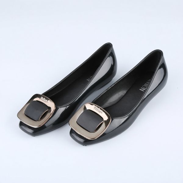 2019 new woman flat bottom patent leather boat shoes women waterproof solid lithe comfortable square toe single shoe non-slip, Black
2019 new woman flat bottom patent leather boat shoes women waterproof solid lithe comfortable square toe single shoe non-slip, Black