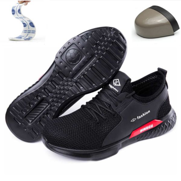 fashion men safety shoes outdoor steel toe cap boots breathable light anti-smashing puncture proof work boots men sneakers, Black;brown
fashion men safety shoes outdoor steel toe cap boots breathable light anti-smashing puncture proof work boots men sneakers, Black;brown