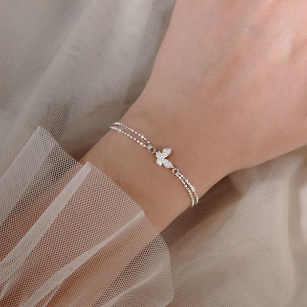 river real 925 sterling silver women elegant butterfly bracelet charm round beads bracelets female fashion jewelry gifts, Golden;silver
river real 925 sterling silver women elegant butterfly bracelet charm round beads bracelets female fashion jewelry gifts, Golden;silver